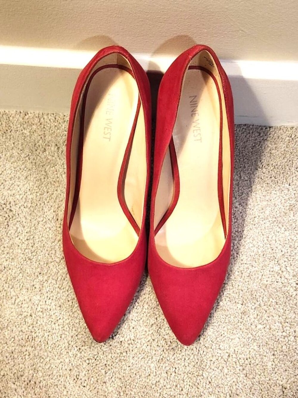 Nine West pink high heel “Gwendle” pump (size 9M womens)
